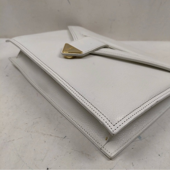 White Yves Saint Laurent Clutch - Picture 4 of 5